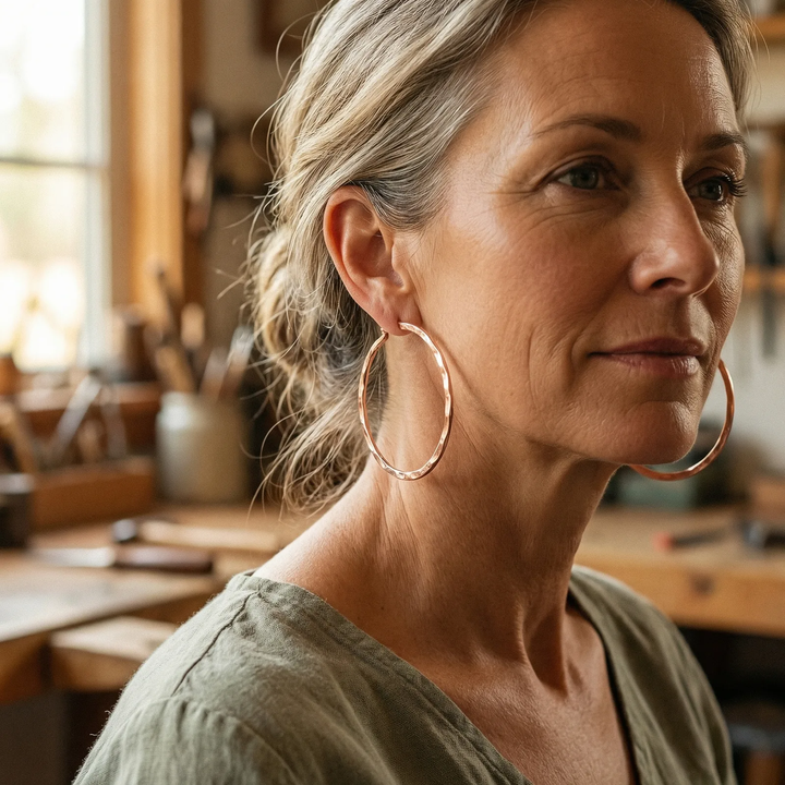 Ida Copper Earrings