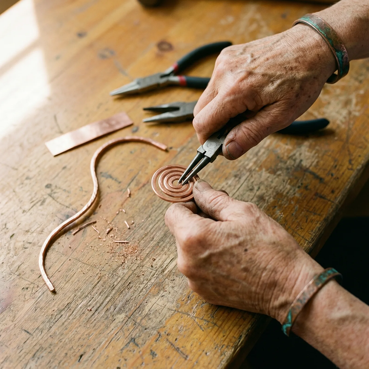 Nora Copper Anklet