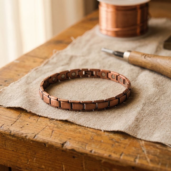 Vivien Copper Anklet