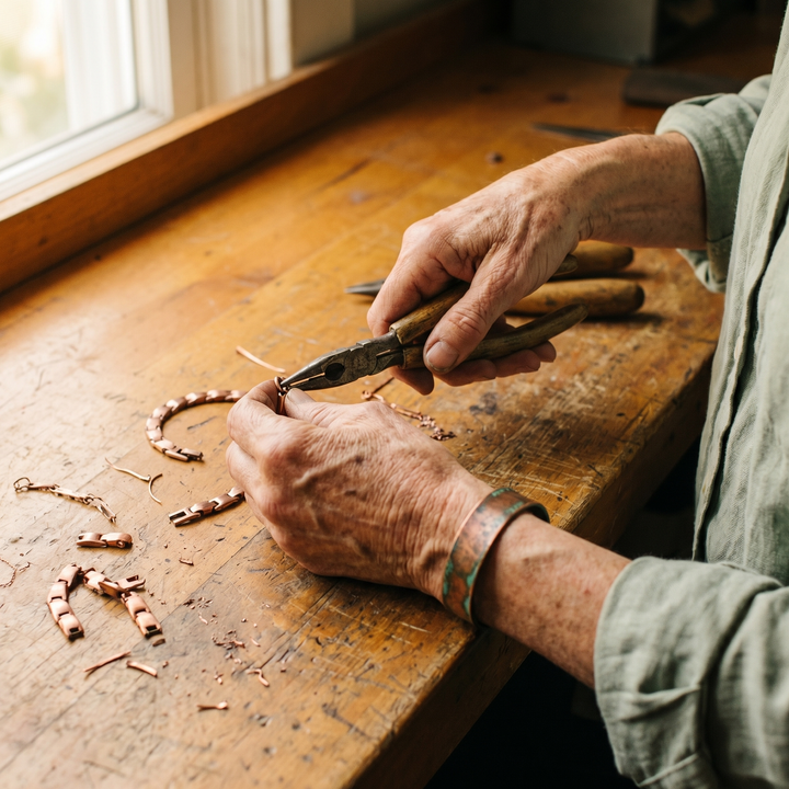 Vivien Copper Anklet